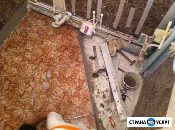 Укладка кафеля, ламината, ленолиума. Работы с пере Балаково