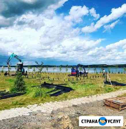 Фундамент на винтовых и жб сваях Дубна