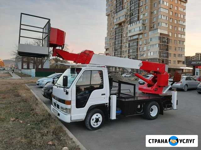 Автовышка мехрука 15 метров услуги Анапа - изображение 1