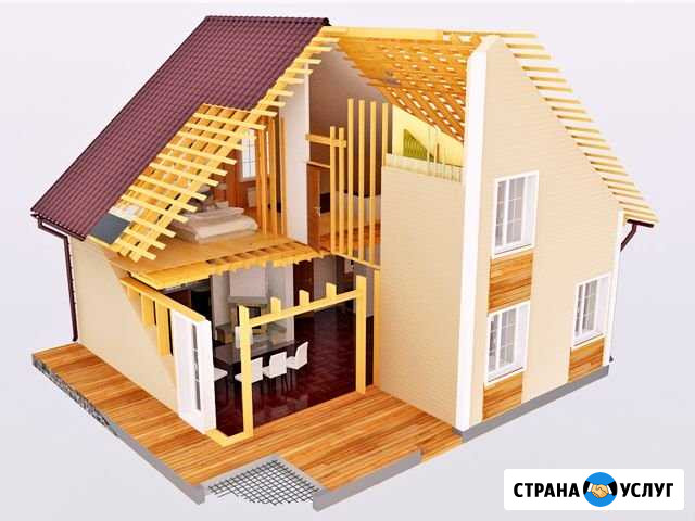 Строительство каркасных зданий, отделка помещений Коломна - изображение 1