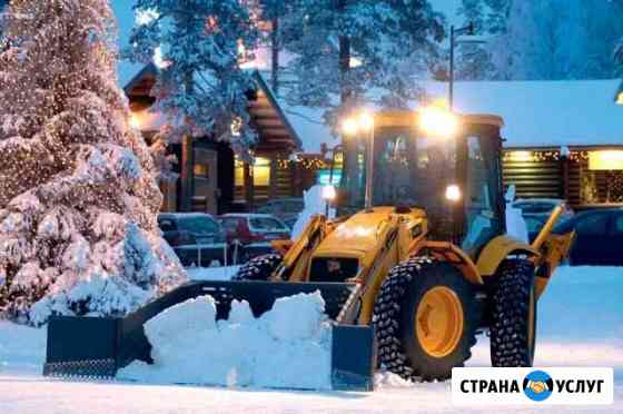 Чистка снега, уборка и вывоз снега Новосибирск