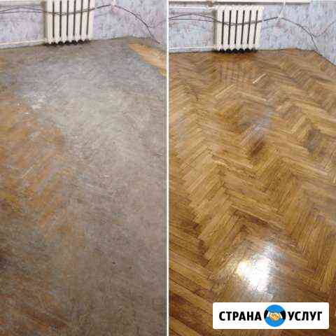 Циклёвка, шлифовка паркета. Реставрация Москва