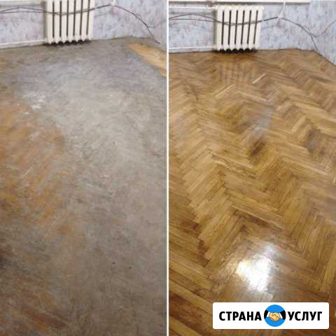Циклёвка, шлифовка паркета. Реставрация Москва - изображение 1
