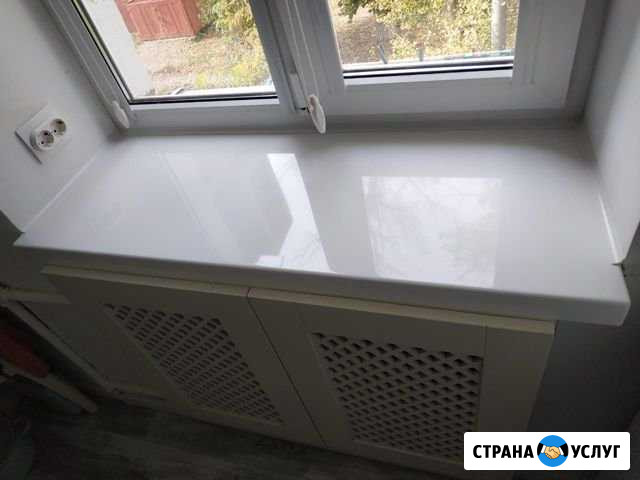 Подоконники из искусственного камня на заказ Новочеркасск - изображение 1