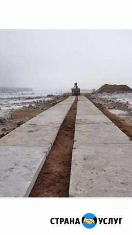 Укладка дорожных плит, строительство временных дор Уфа - изображение 1