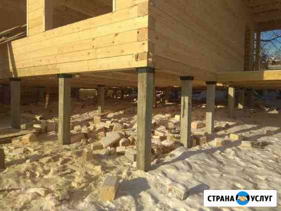 Фундамент на жб забивных железобетонных сваях ж/б Гатчина