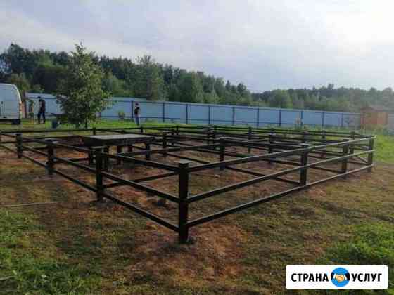 Фундамент на винтовых и жб-сваях Кольчугино