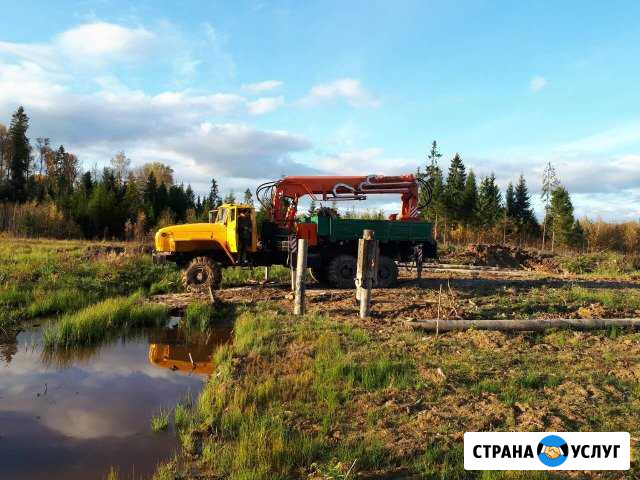 Монтаж больших винтовых свай установкой убм-85 Томск - изображение 1