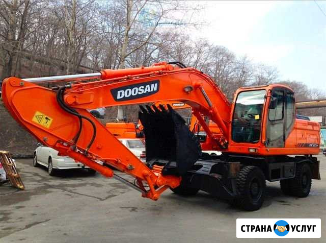 Аренда колесного экскаватора doosan Москва - изображение 1