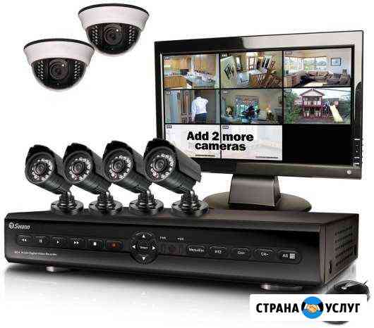 Монтаж установка видеонаблюдения Екатеринбург
