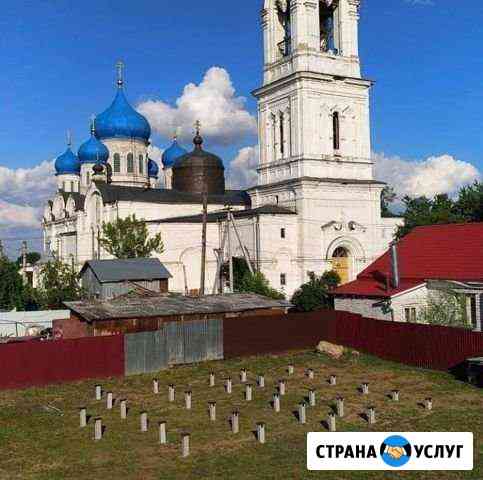 Фундамент на винтовых и жб-сваях Мытищи