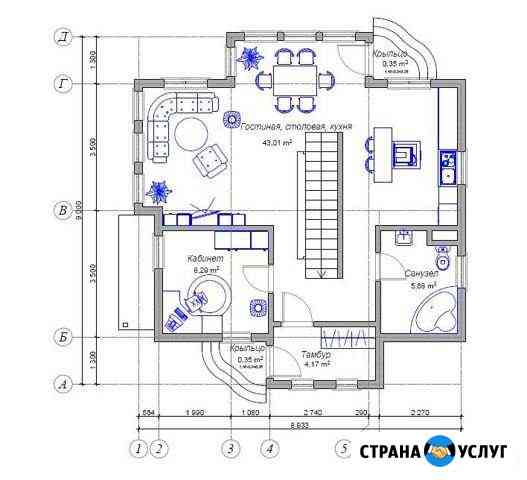 Проект дома. Проектирование по вашему эскизу Дзержинский