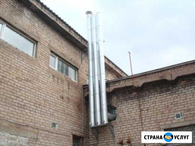 Камины, печи. дымоход из оцинковки на колонку Белорецк - изображение 1
