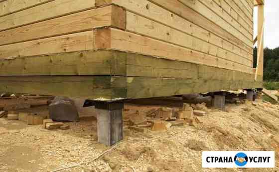 Фундамент на жб забивных железобетонных сваях ж/б Сосново