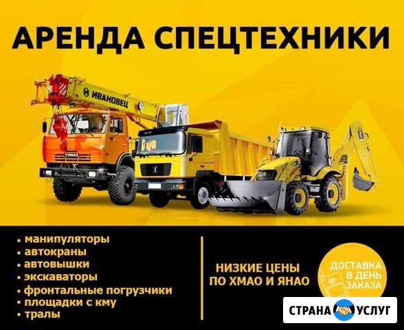 Аренда автокрана, манипулятора и др Сургут - изображение 1