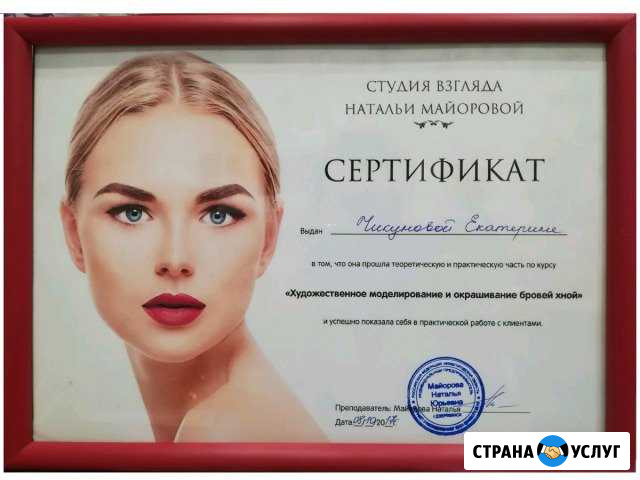 Коррекция и биотатуаж бровей хной или краской Заволжье - изображение 1