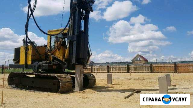 Строительство. Сваи. Забивка свай для фундаментов Благовещенск - изображение 1