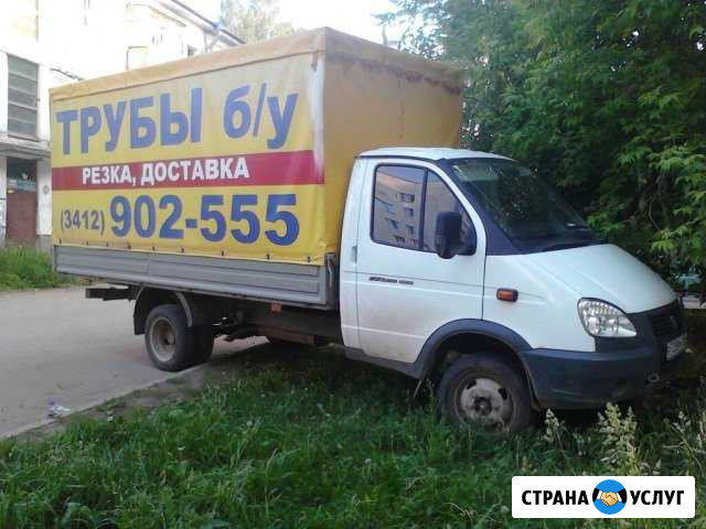 Грузоперевозки газель 4м, груз до 6м, съемный верх Чайковский - изображение 1