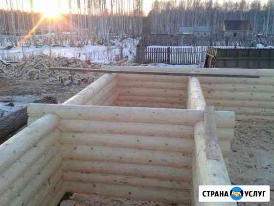 Срубы дома бани Невьянск