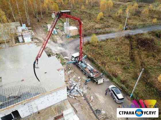 Услуги автобетононасоса Обнинск