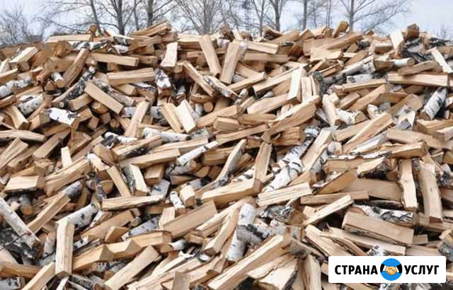 Дрова.Колотые,березовый горбыль Томск - изображение 1