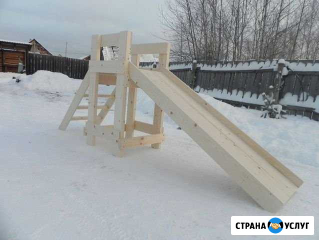 Горка детская из дерева Шуя - изображение 1
