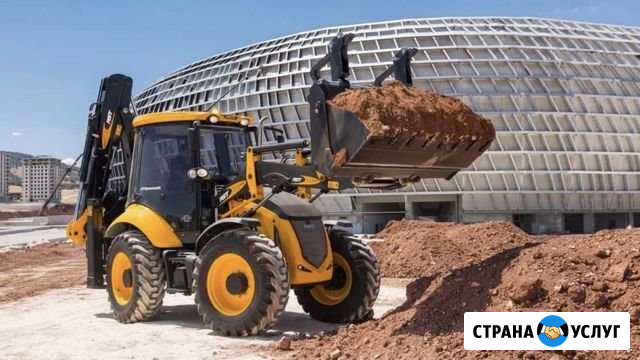 Услуги экскаватора-погрузчика.Уборка снега Скоропусковский - изображение 1