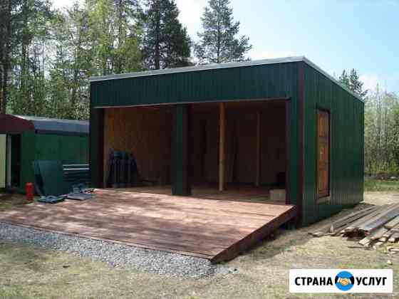 Ремонт, строительство гаражей, крыш, вентфасадов Мурманск