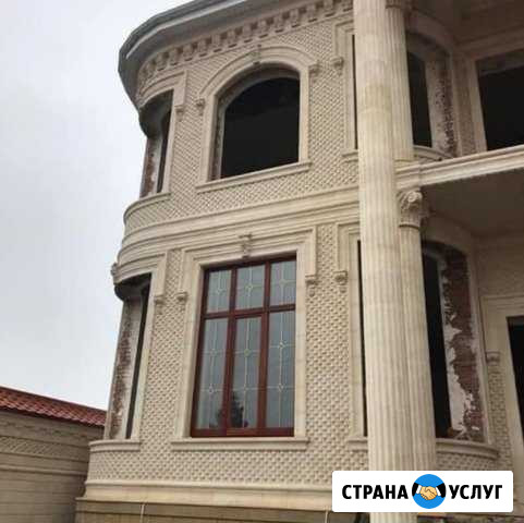 Облицовка домов природным Дагестанским камне Махачкала - изображение 1