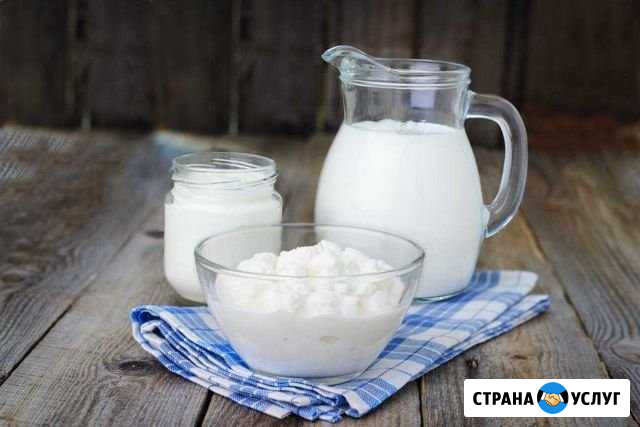 Коровье молоко, сметана и творог Хомутово - изображение 1