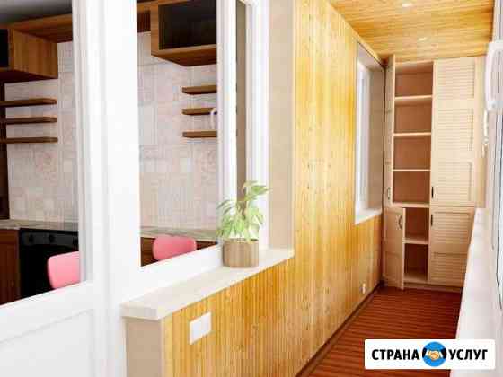Отделка балконов. Замена холодного остекления Мурино