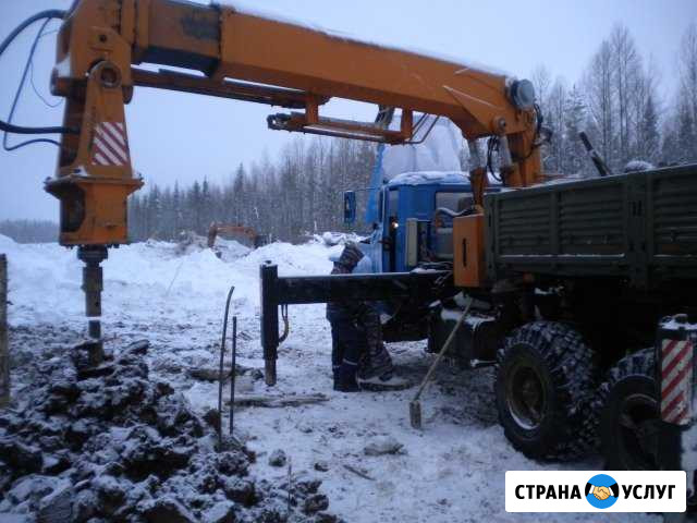 Монтаж больших винтовых свай установкой убм-85 Владимир - изображение 1