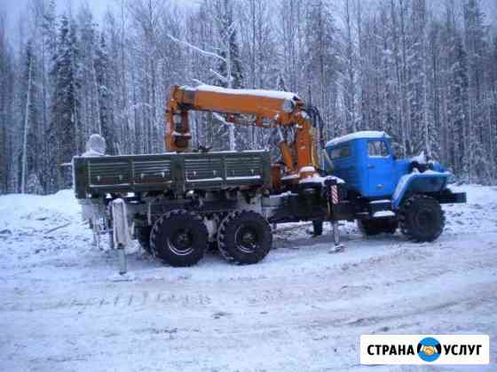 Монтаж больших винтовых свай установкой убм-85 Вологда