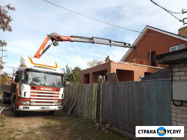 Аренда кран-манипулятор скания Боровичи - изображение 1