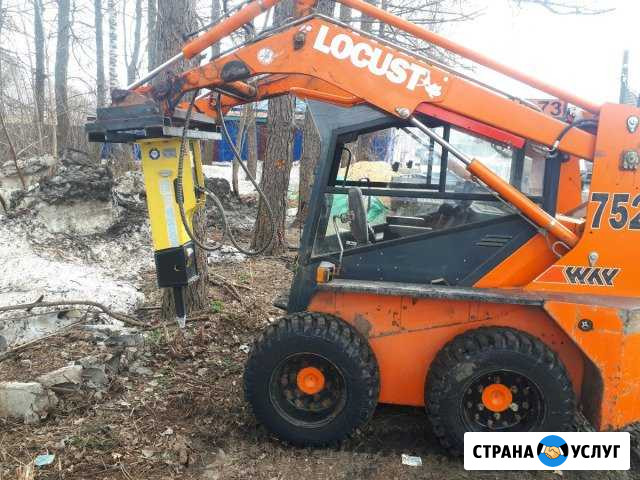 Минипогрузчик.экскаватор погрузчик.гидро молот.бур Чкаловск - изображение 1