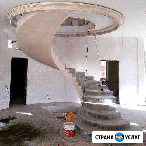 Монолитные лестницы под ключ Ульяновск