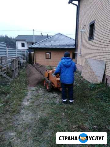 Услуги, Аренда, Траншеекопатель, Бара, Грунторез Курск - изображение 1