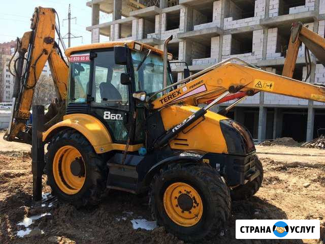 Услуги экскватора-погрузчика,погрузка,копка,слом Ростов-на-Дону - изображение 1