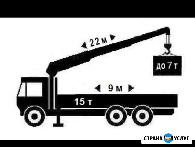 Кран борт Услуги Грузоперевозки Ангарск - изображение 1