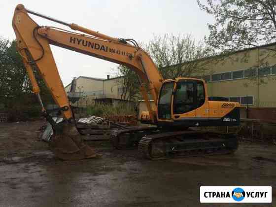 Аренда экскаватора гусеничного 1.3 м3 Краснодар