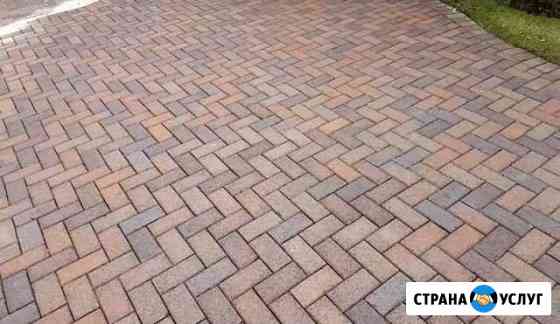 Укладка тротуарной плитки - грамотная бригада Краснодар