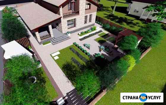 Благоустройство участков. плитка.отмостки заборы Калуга