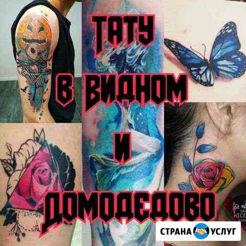 Художественная татуировка Домодедово