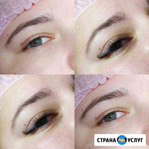 Наращивание ресниц и оформление бровей Сызрань