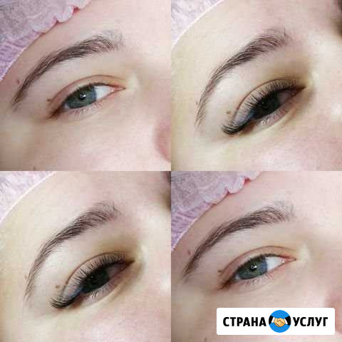 Наращивание ресниц и оформление бровей Сызрань - изображение 1