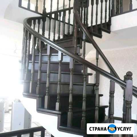 Изготовление лестниц из массива древесины любых по Ярково - изображение 1