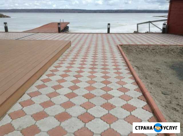 Брусчатка, тротуарная плитка,бордюр,поребрик Туймазы - изображение 1