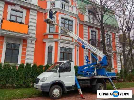 Аренда автовышки услуги вышки автовышка заказать Санкт-Петербург