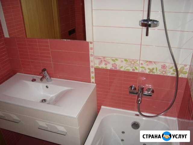 Ремонт ванной и санузла. Плитка. Обшивка панелями Стерлитамак - изображение 1
