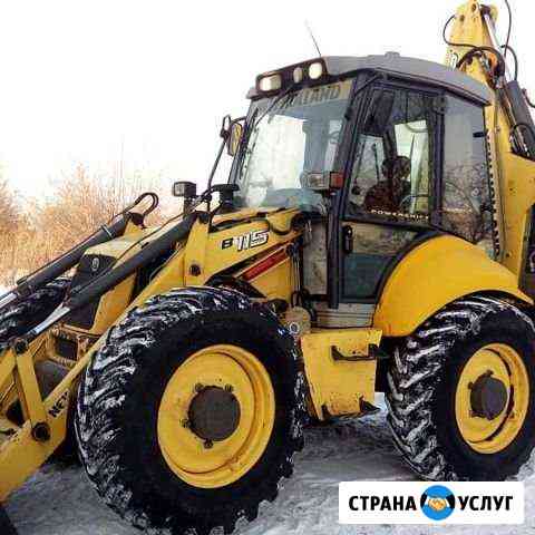 Уборка снега фронтальным погрущиком Новокузнецк